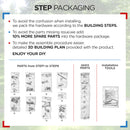 Dolphin Playground Wood Swing Sets for Backyard with Monkey Bar, Kids Outdoor Play Equipment, Outdoor Playset for Kids with Trapeze Swing Bar and 2 Belt Swings, Heavy Duty Playground Accessories-7