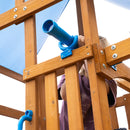 Dolphin Playground Backyard Adventure Swing Set for Kids - 6-in-1 Easy Assembly Outdoor Playset with Slide, 2 Swings, Monkey Bars | Great for Ages 3-8, Holds Multiple Kids, Perfect Family Gift-10