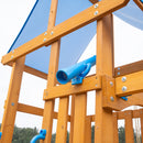 Dolphin Playground Backyard Adventure Swing Set for Kids - 6-in-1 Easy Assembly Outdoor Playset with Slide, 2 Swings, Monkey Bars | Great for Ages 3-8, Holds Multiple Kids, Perfect Family Gift-14