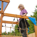 Dolphin Playground Backyard Adventure Swing Set for Kids - 6-in-1 Easy Assembly Outdoor Playset with Slide, 2 Swings, Monkey Bars | Great for Ages 3-8, Holds Multiple Kids, Perfect Family Gift-3